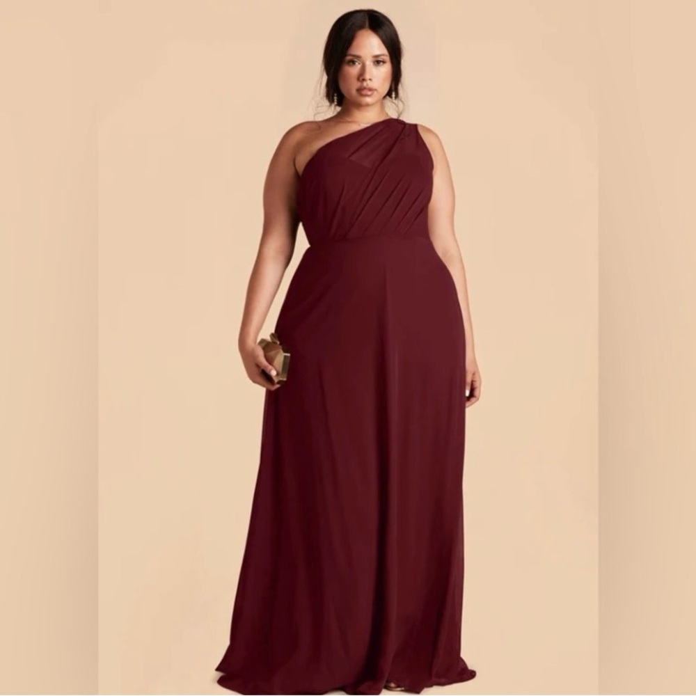Birdy Grey One-Shoulder Wine Dress